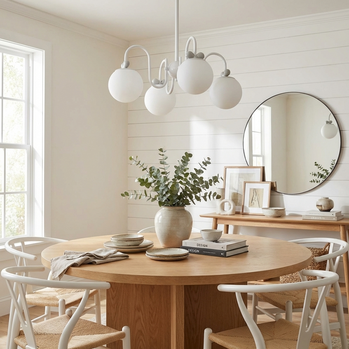 Cream Cherry Chandelier