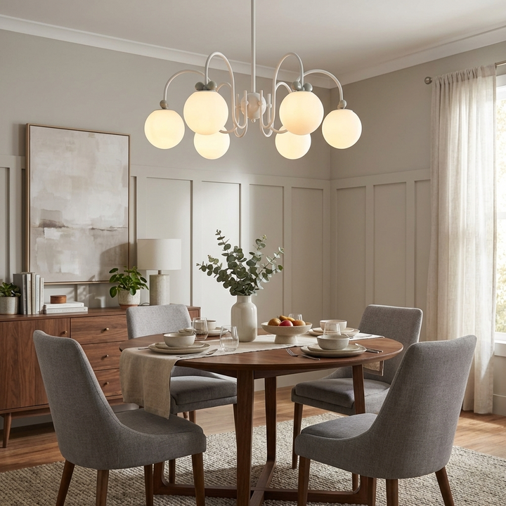 Cream Cherry Chandelier