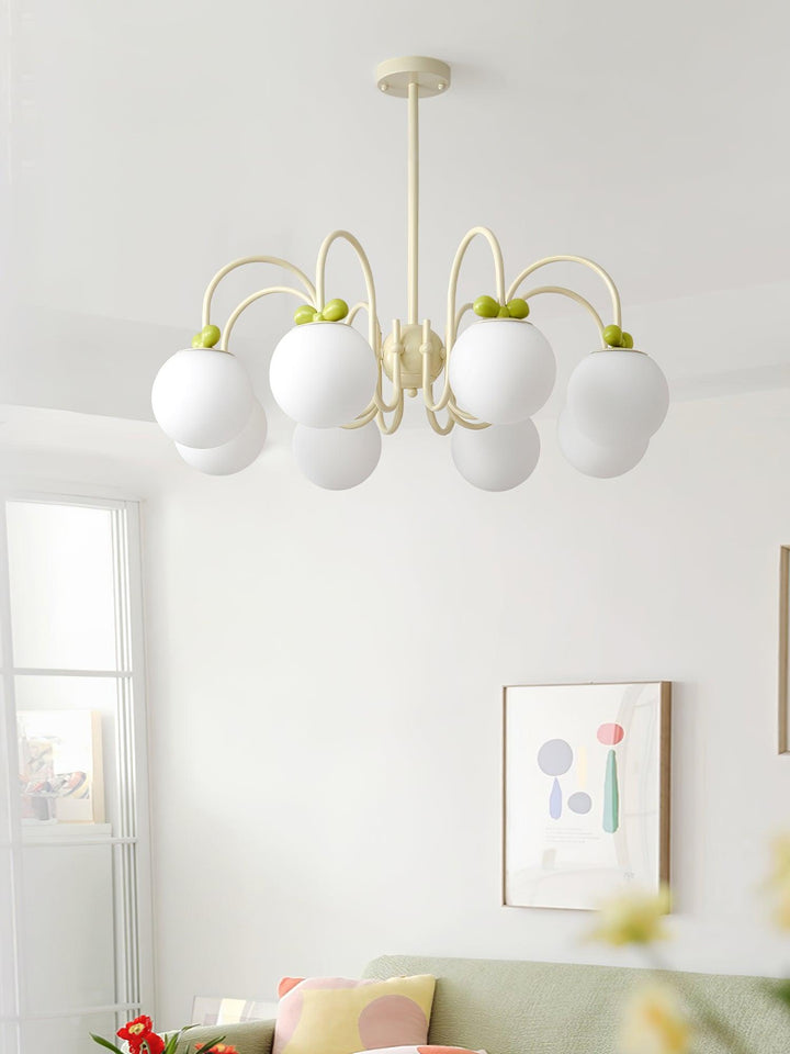 Cream Cherry Chandelier - Vakkerlight