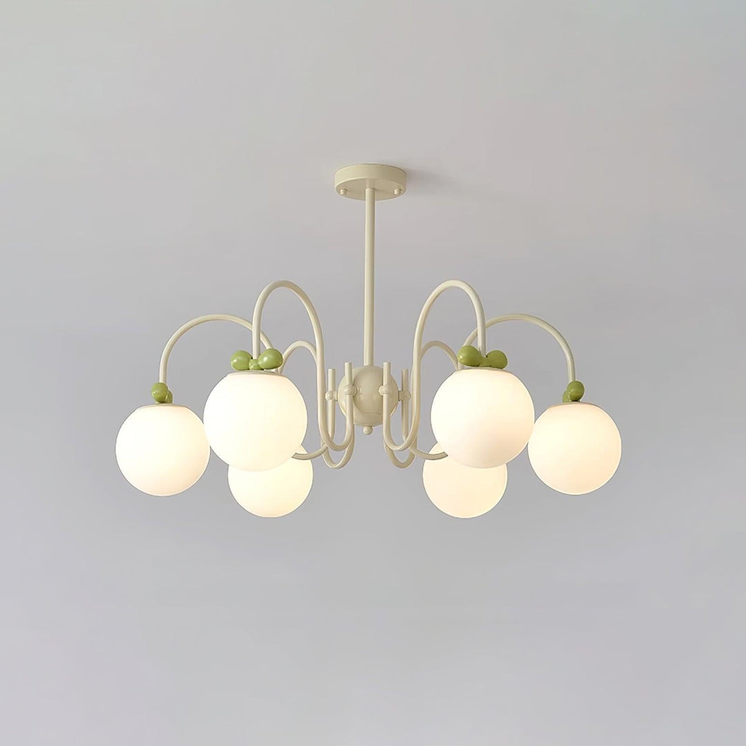 Cream Cherry Chandelier - Vakkerlight