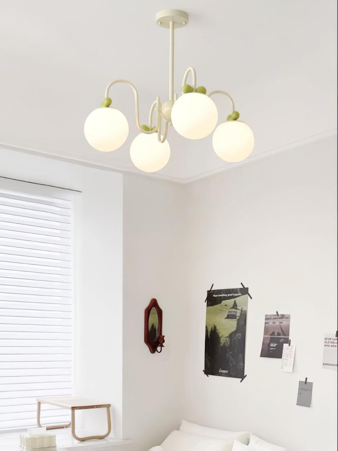 Cream Cherry Chandelier - Vakkerlight