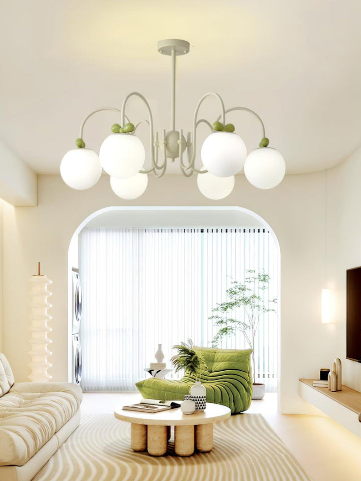 Cream Cherry Chandelier - Vakkerlight