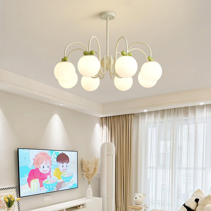 Cream Cherry Chandelier - Vakkerlight