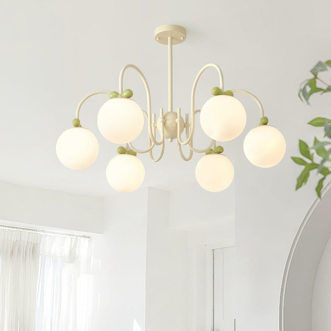 Cream Cherry Chandelier - Vakkerlight