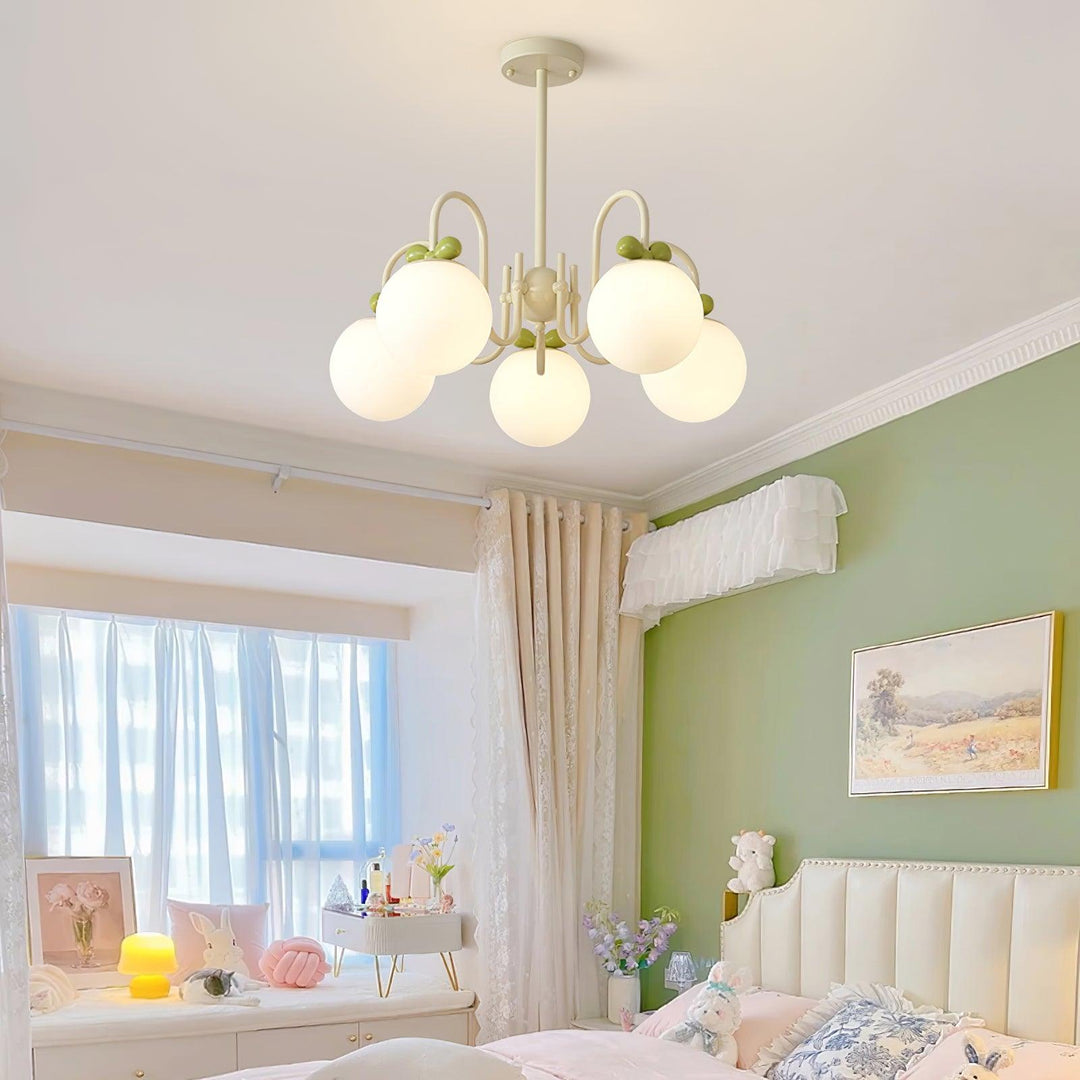 Cream Cherry Chandelier - Vakkerlight