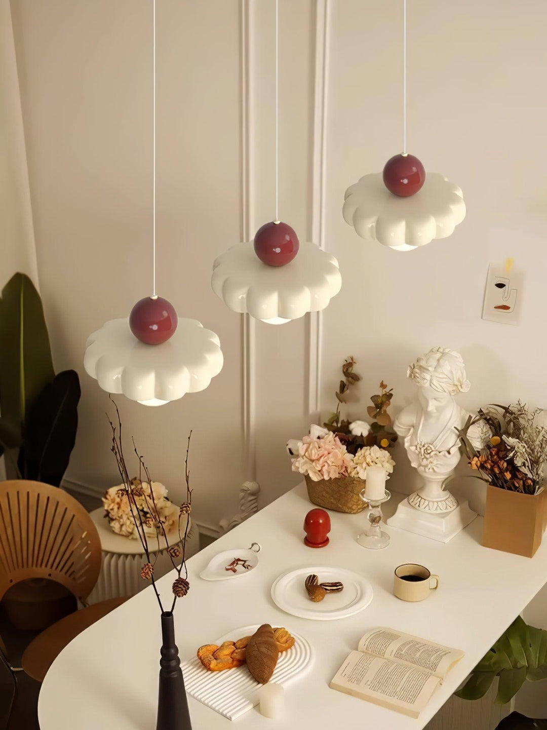 Cream Cloud Pendant Lamp - Vakkerlight