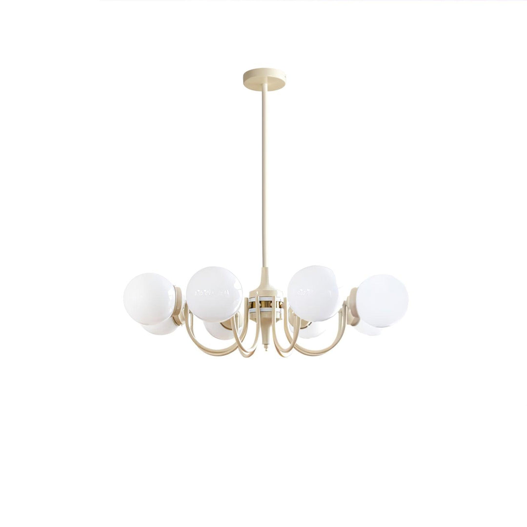 Cream Glass Ball Chandelier - Vakkerlight