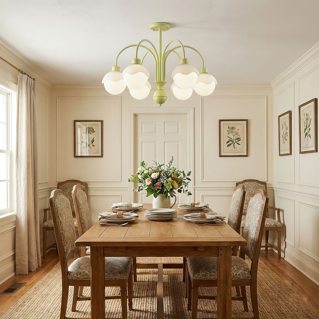 Creamy Lychee Matcha Chandelier - Vakkerlight