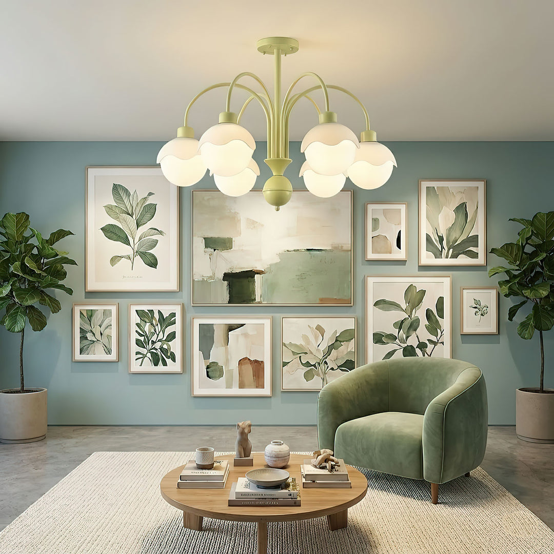 Creamy Lychee Matcha Chandelier - Vakkerlight