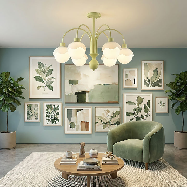 Creamy Lychee Matcha Chandelier - Vakkerlight