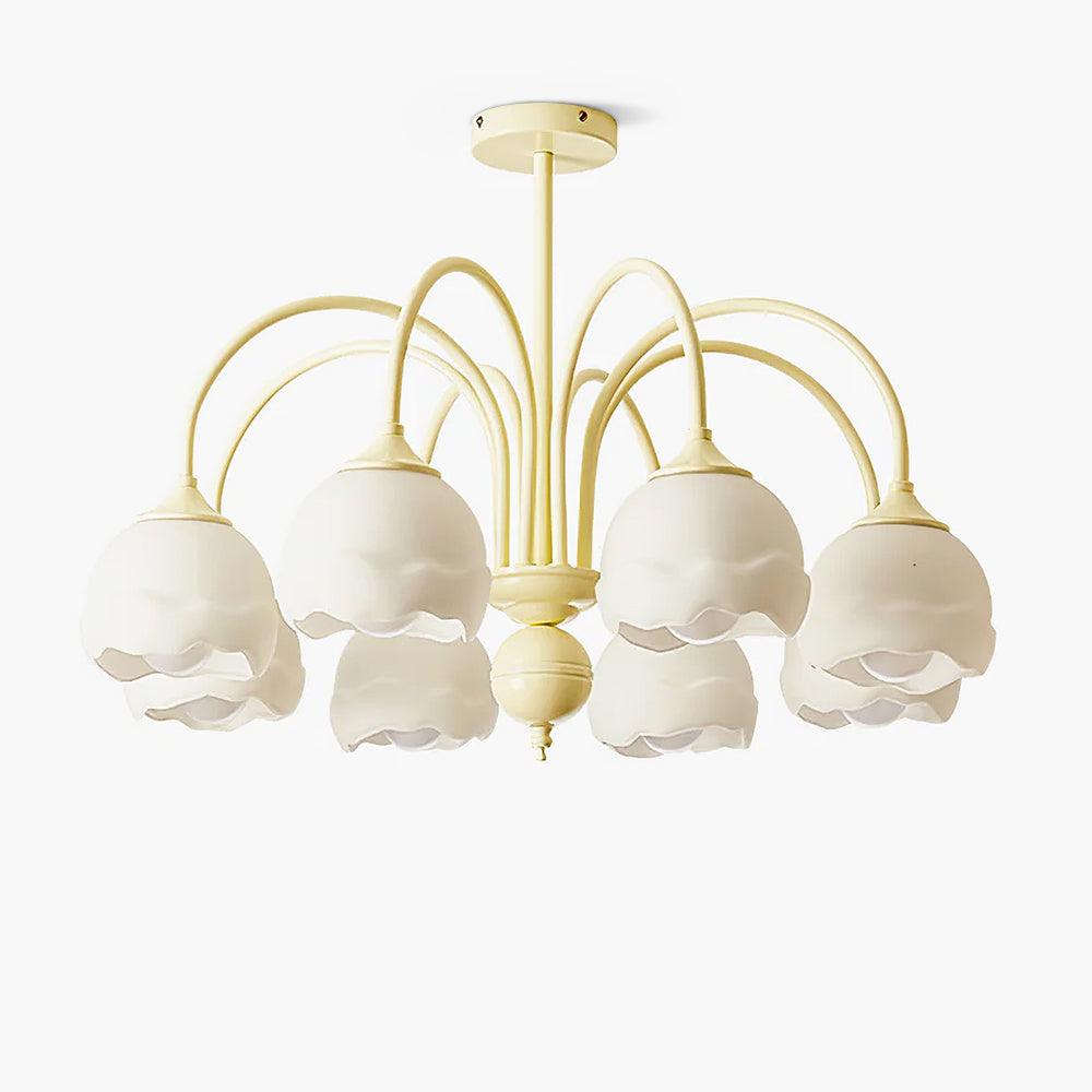 Creamy Glass Chandelier - Vakkerlight