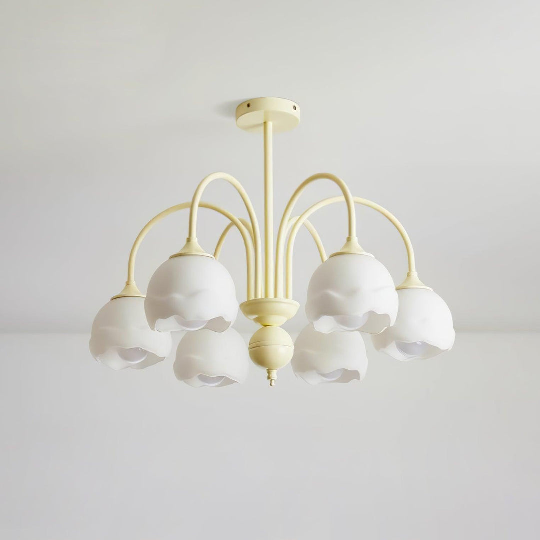 Creamy Glass Chandelier - Vakkerlight