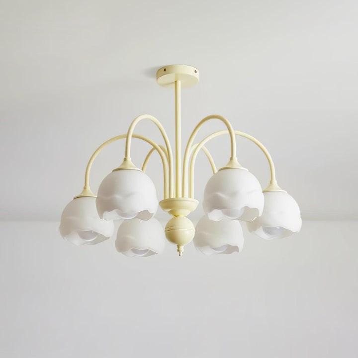 Creamy Glass Chandelier - Vakkerlight