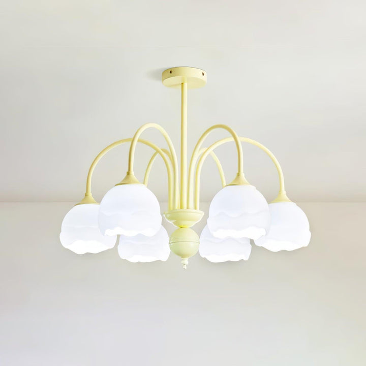 Creamy Glass Chandelier - Vakkerlight