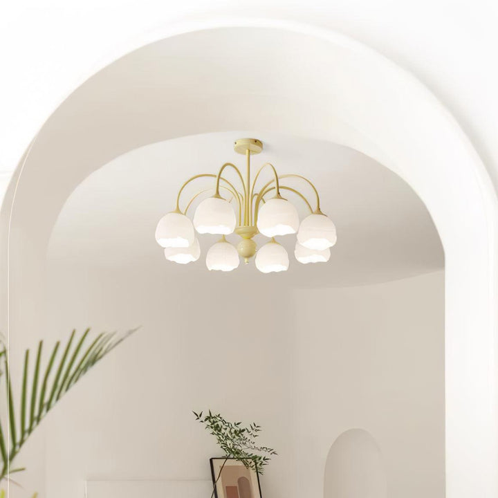 Creamy Glass Chandelier - Vakkerlight