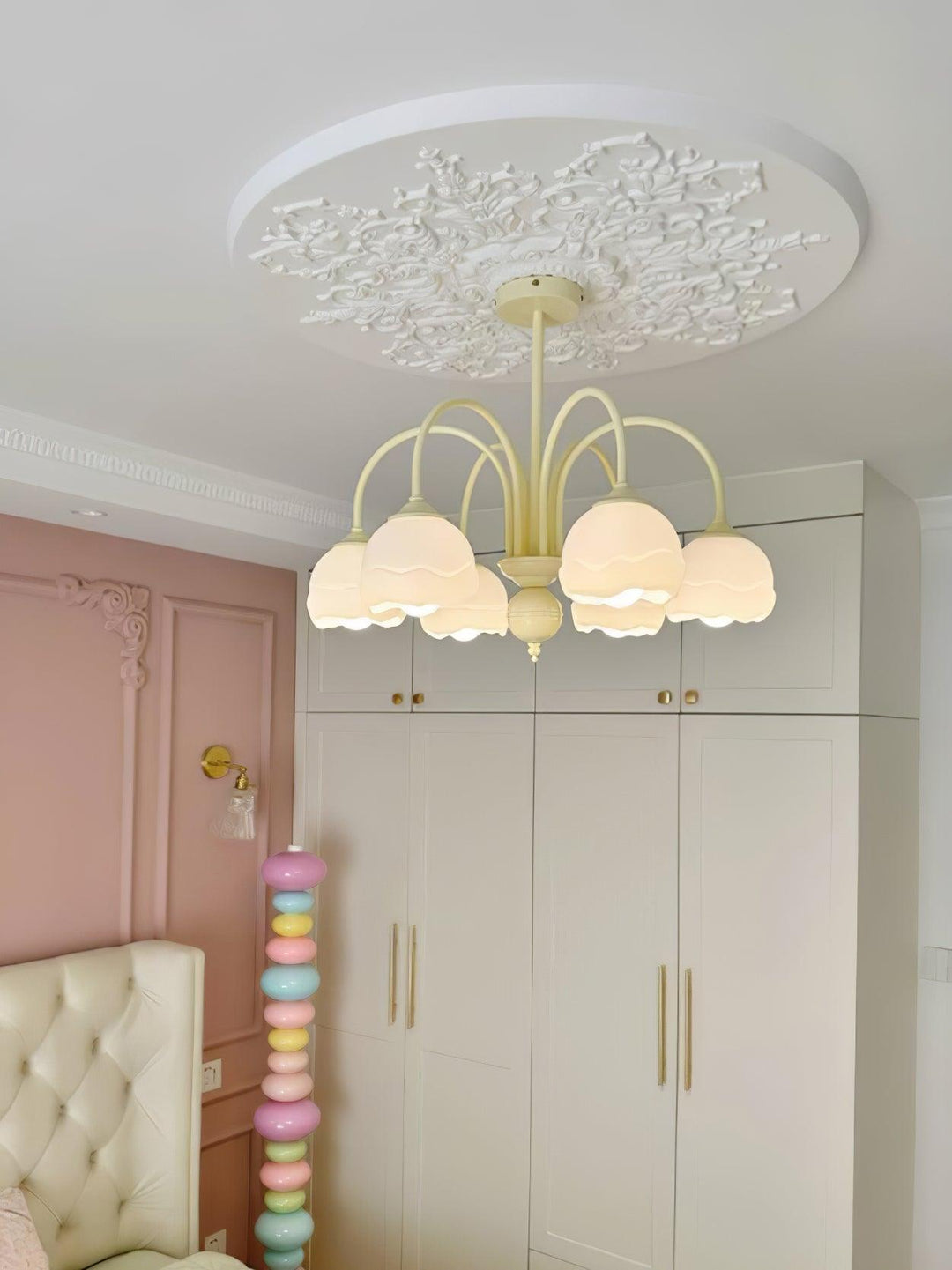 Creamy Glass Chandelier - Vakkerlight