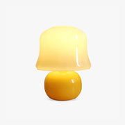 Lampe de table champignon crémeux