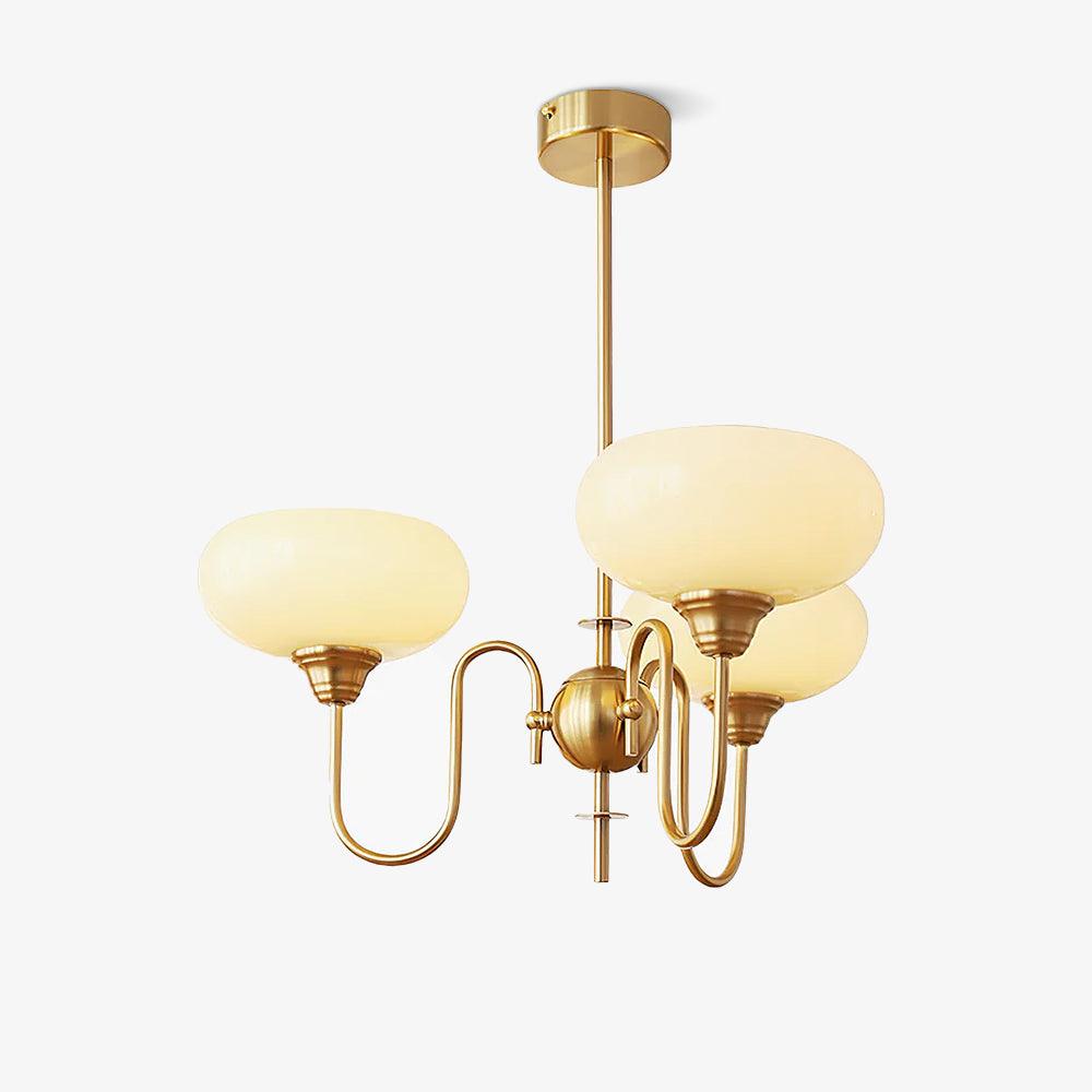 Creamy Persimmon Chandelier - Vakkerlight