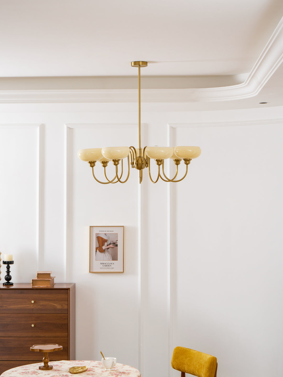 Creamy Persimmon Chandelier - Vakkerlight
