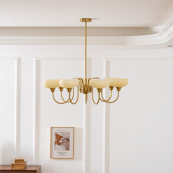 Creamy Persimmon Chandelier - Vakkerlight