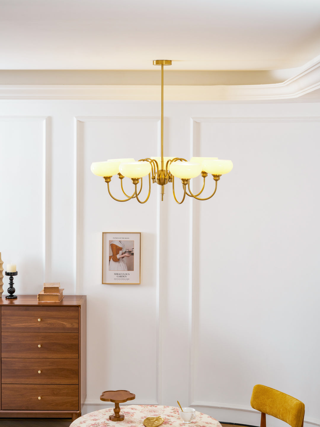 Creamy Persimmon Chandelier - Vakkerlight
