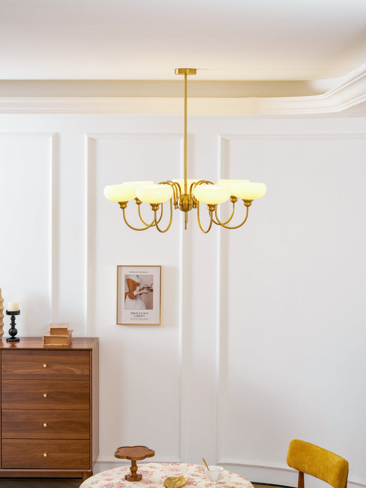 Creamy Persimmon Chandelier - Vakkerlight