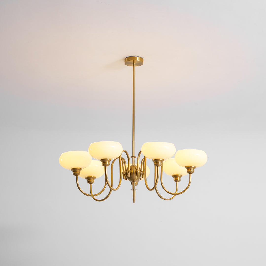 Creamy Persimmon Chandelier - Vakkerlight