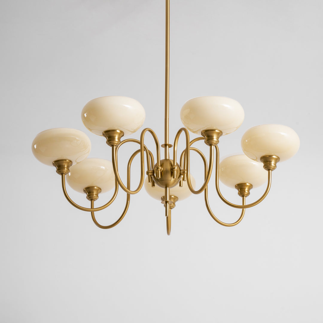 Creamy Persimmon Chandelier - Vakkerlight