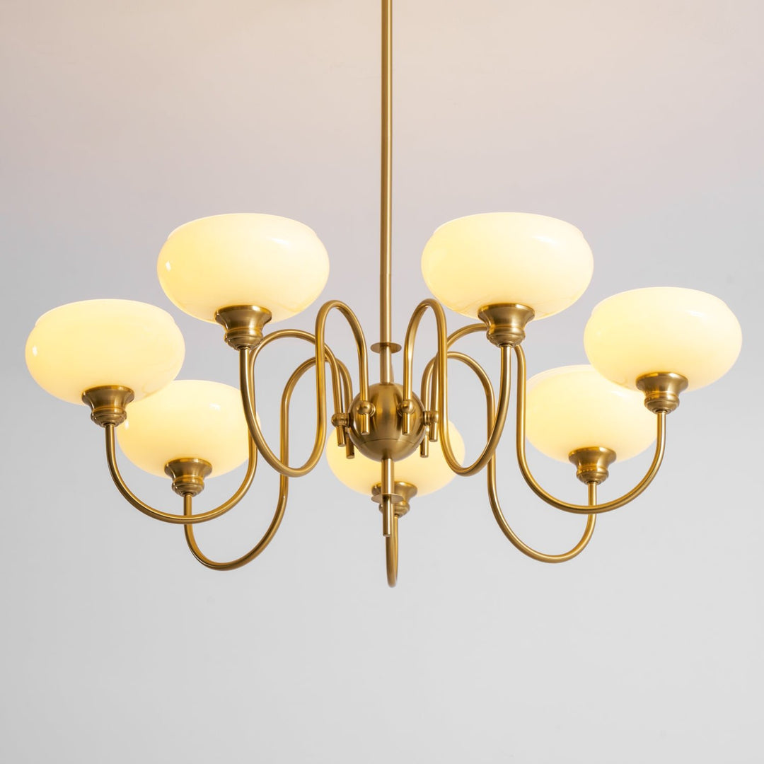 Creamy Persimmon Chandelier - Vakkerlight