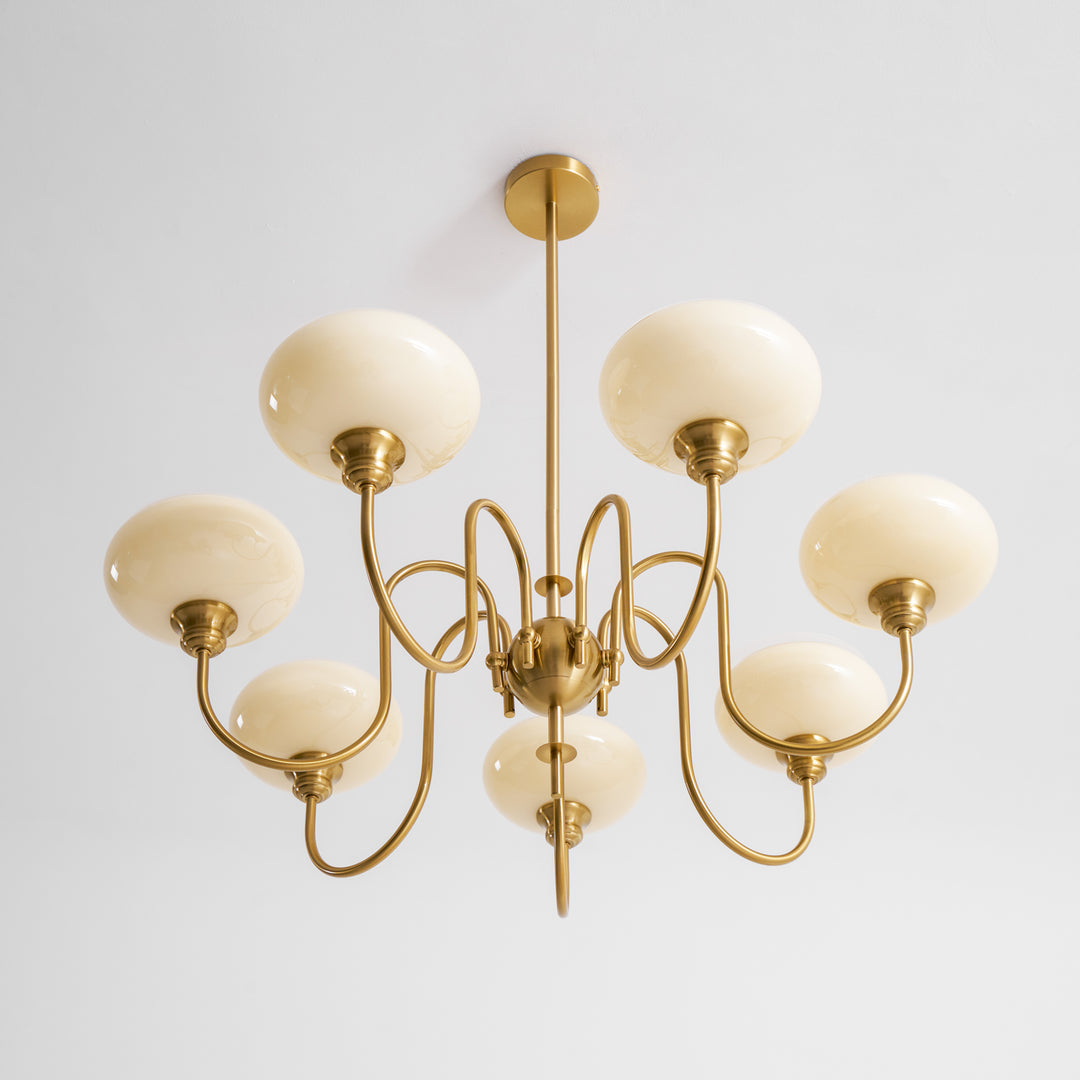 Creamy Persimmon Chandelier - Vakkerlight