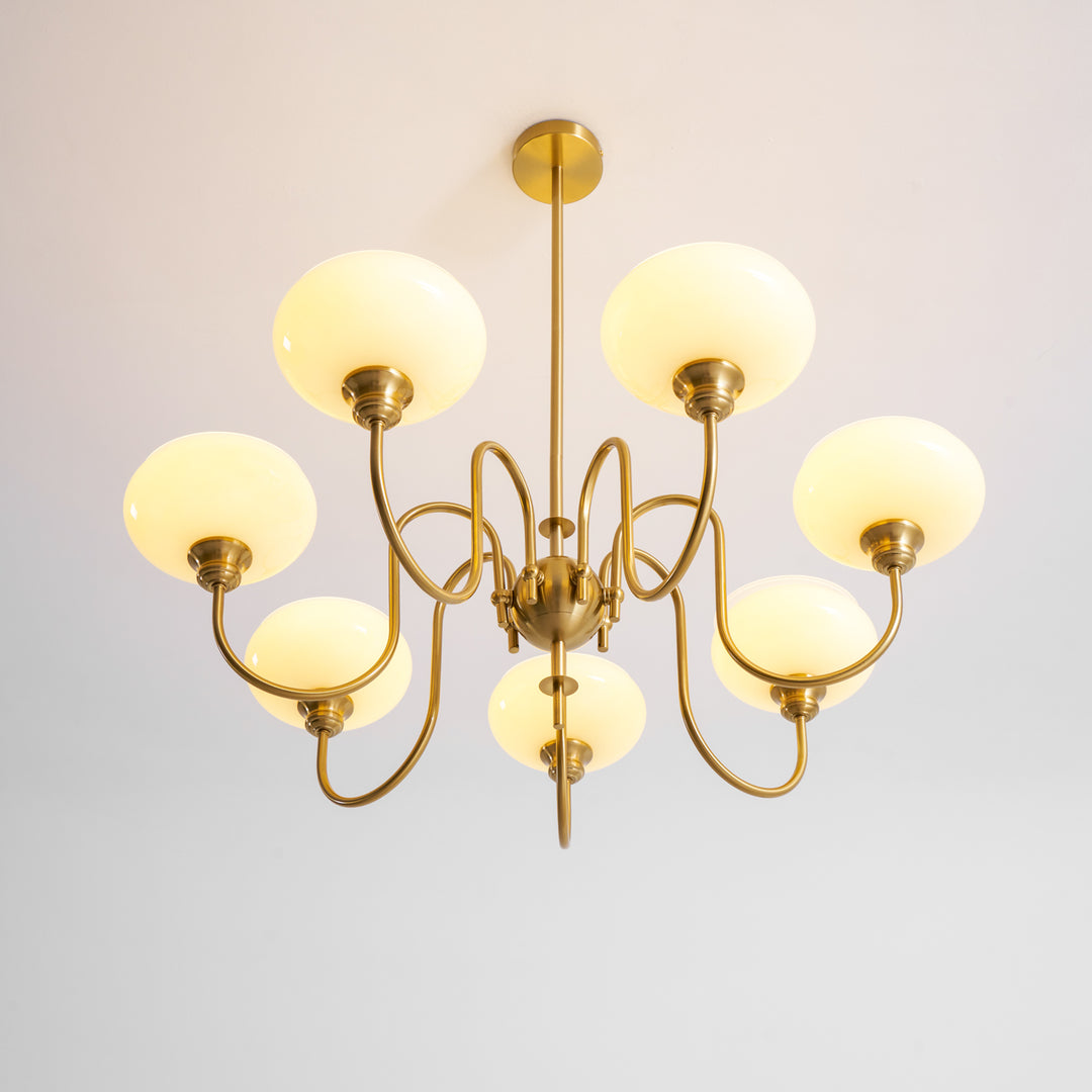 Creamy Persimmon Chandelier - Vakkerlight