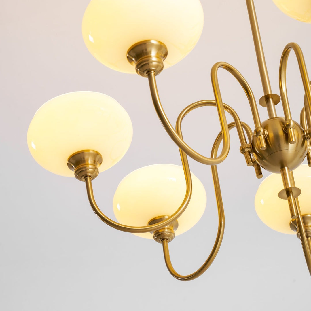 Creamy Persimmon Chandelier - Vakkerlight