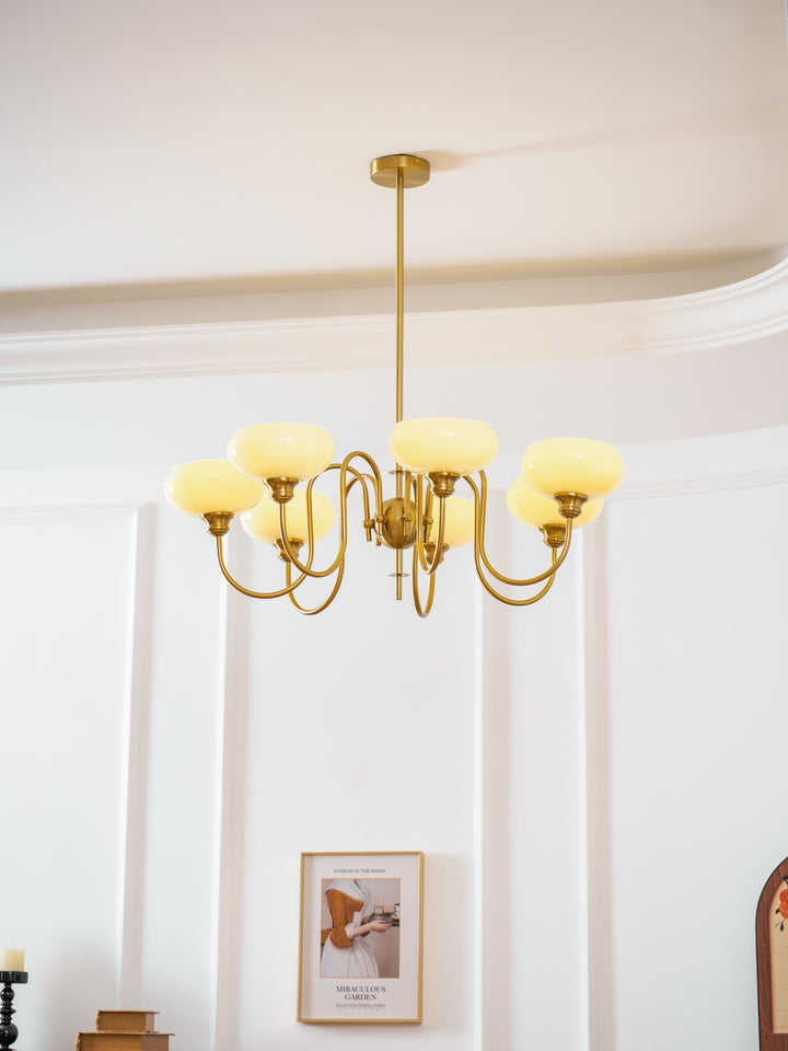 Creamy Persimmon Chandelier - Vakkerlight