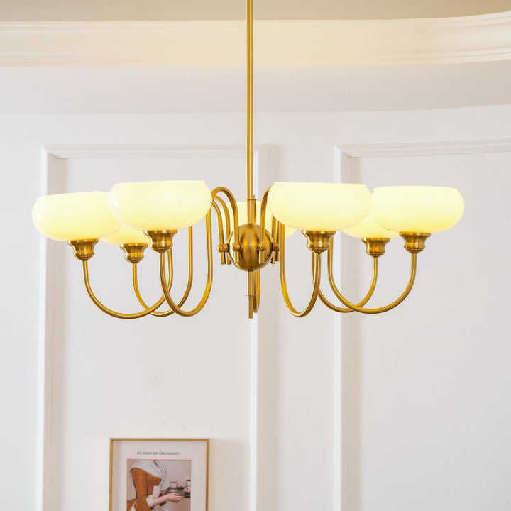 Creamy Persimmon Chandelier - Vakkerlight