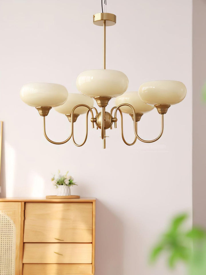 Creamy Persimmon Chandelier - Vakkerlight