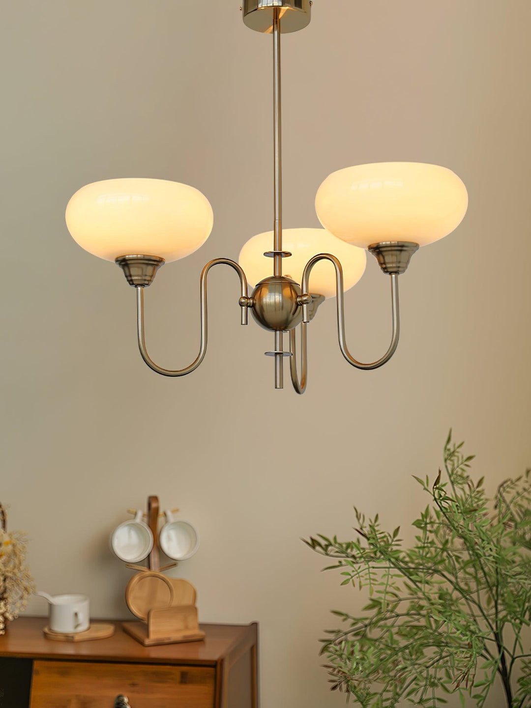 Creamy Persimmon Chandelier - Vakkerlight