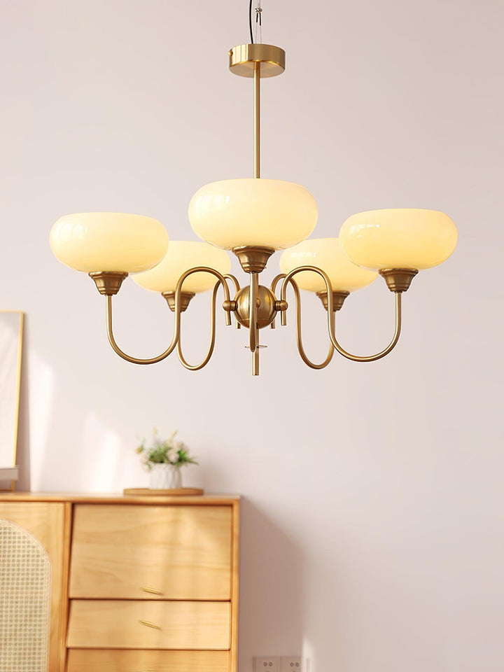 Creamy Persimmon Chandelier - Vakkerlight