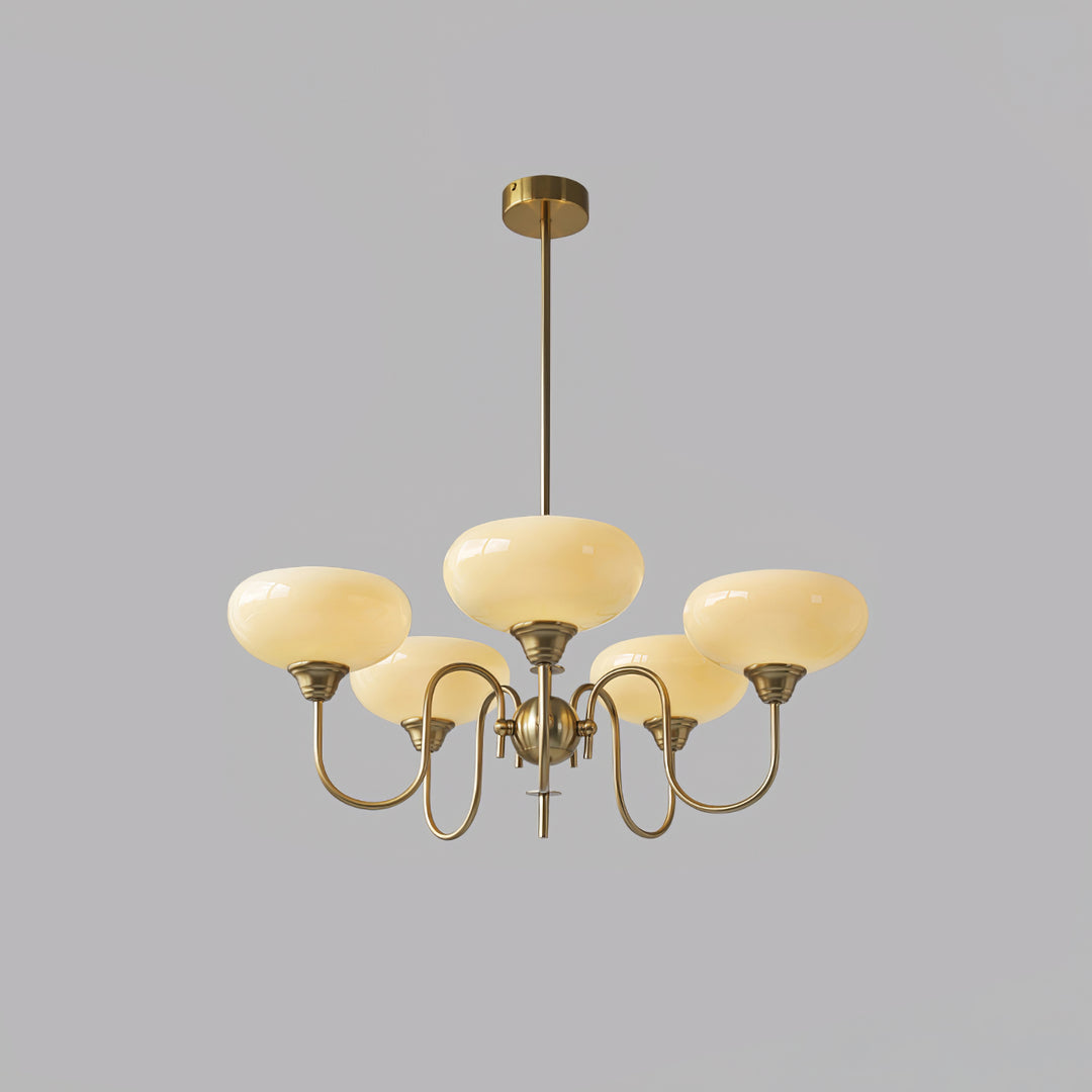 Creamy Persimmon Chandelier - Vakkerlight