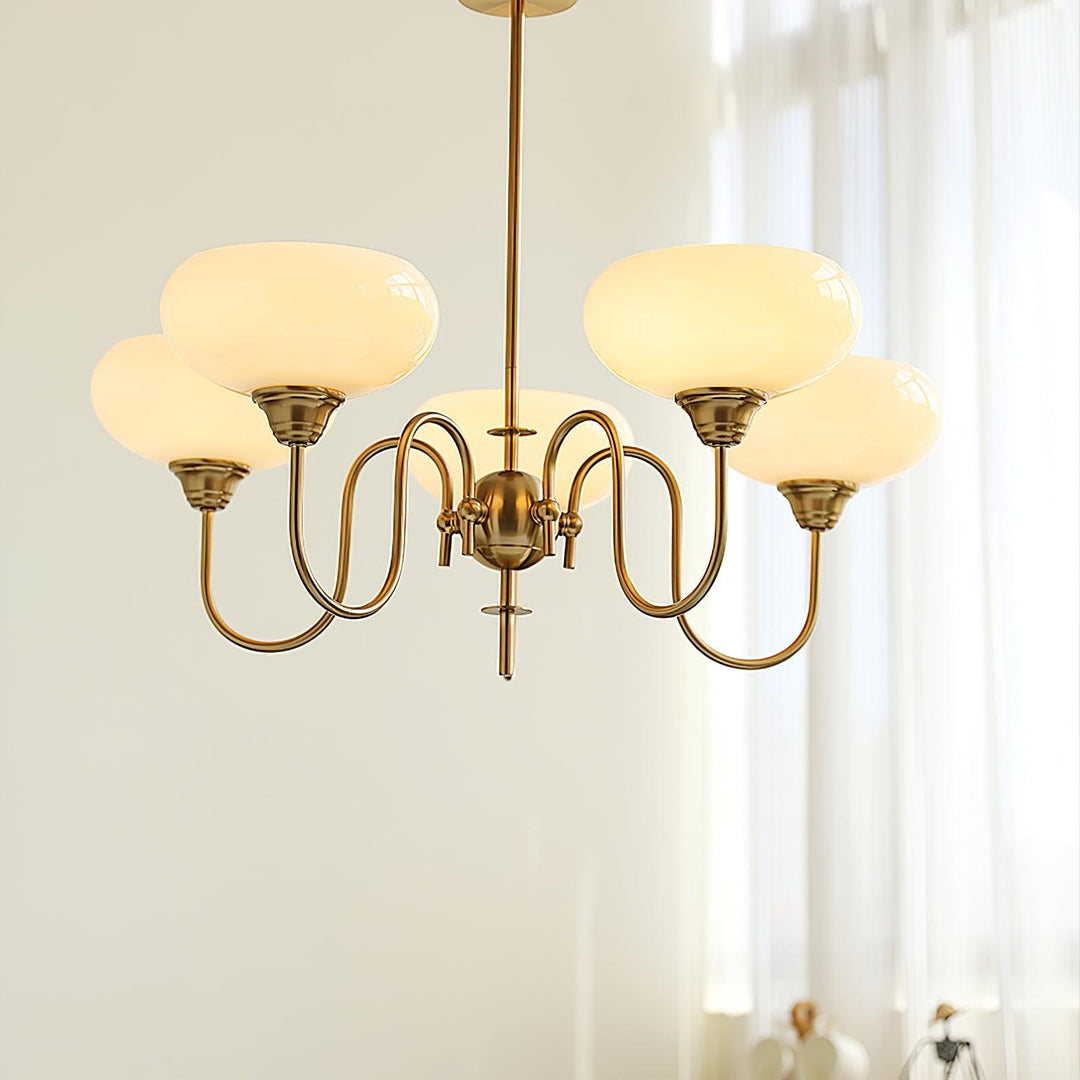 Creamy Persimmon Chandelier - Vakkerlight