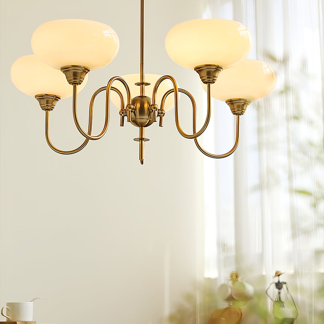 Creamy Persimmon Chandelier - Vakkerlight