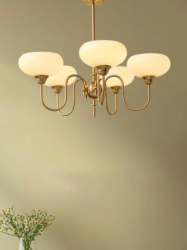 Creamy Persimmon Chandelier - Vakkerlight