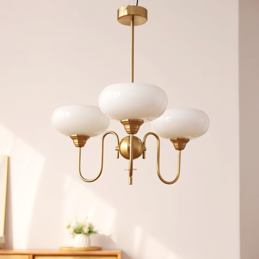 Creamy Persimmon Chandelier - Vakkerlight