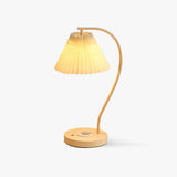 Lampada da tavolo Crescini pieghettata