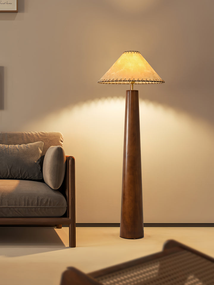 Crestview Paper Column Floor Lamp - Vakkerlight