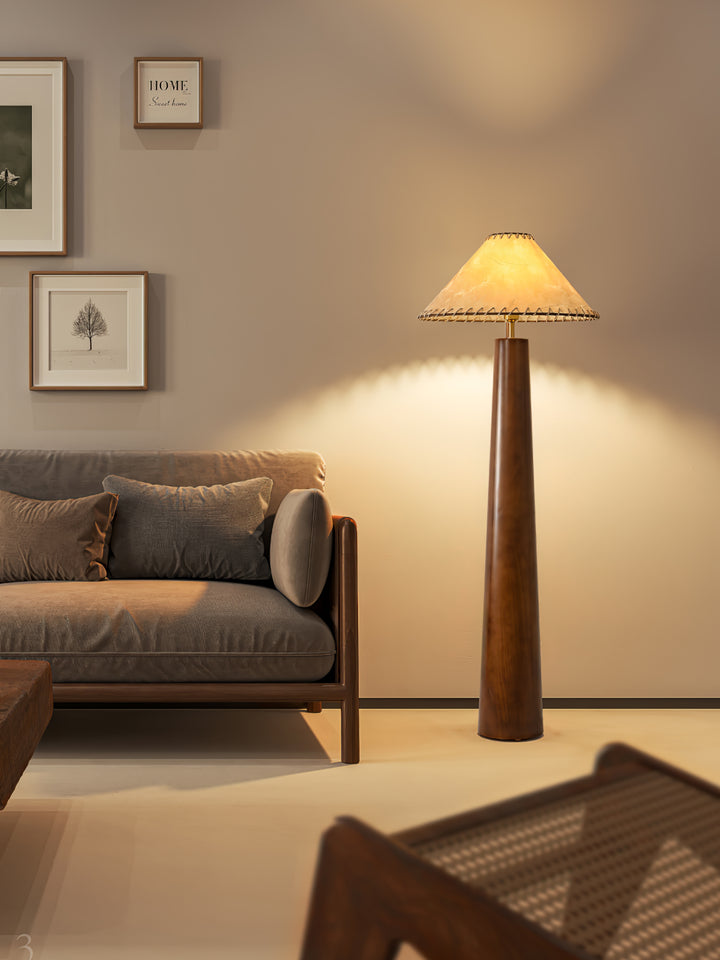 Crestview Paper Column Floor Lamp - Vakkerlight