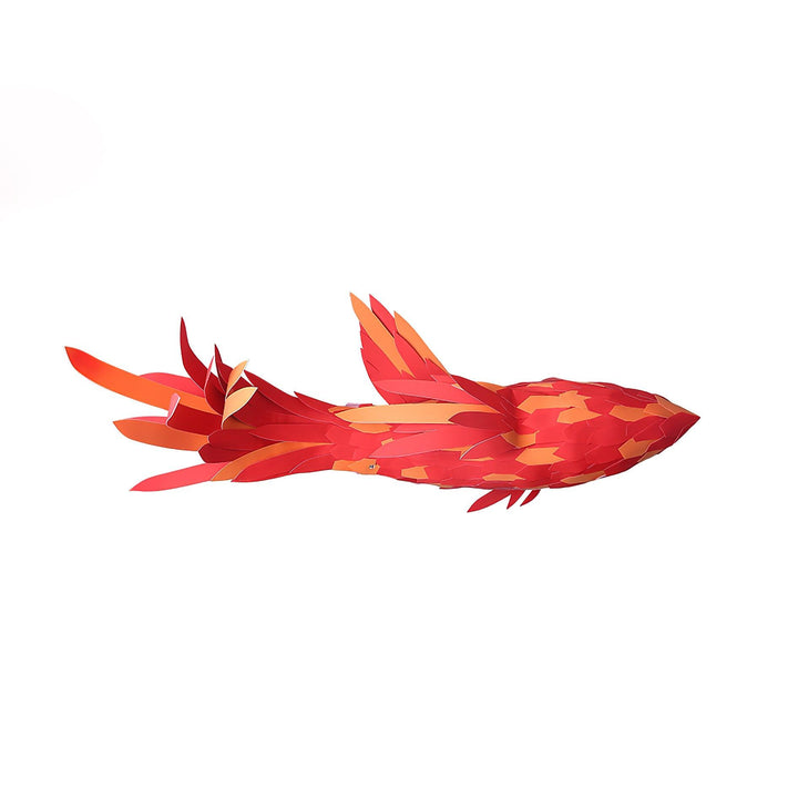 Crimson Swirl Koi Chandelier - Vakkerlight