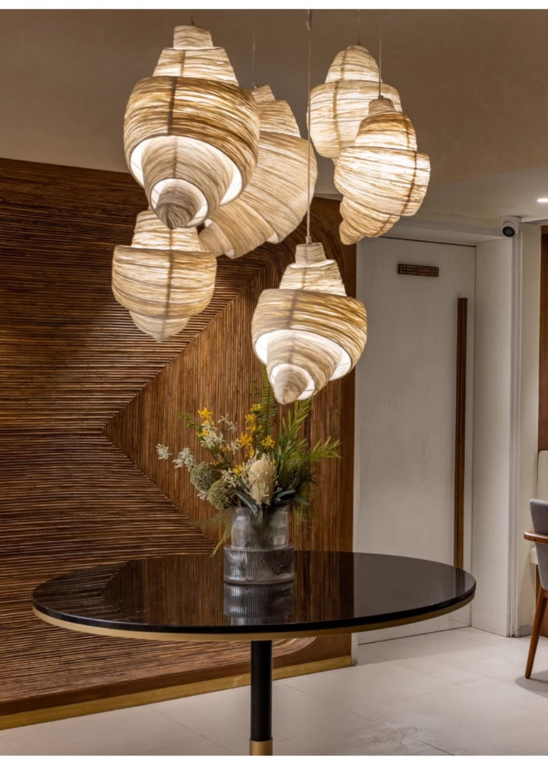 Croissant Fabric Pendant Light - Vakkerlight