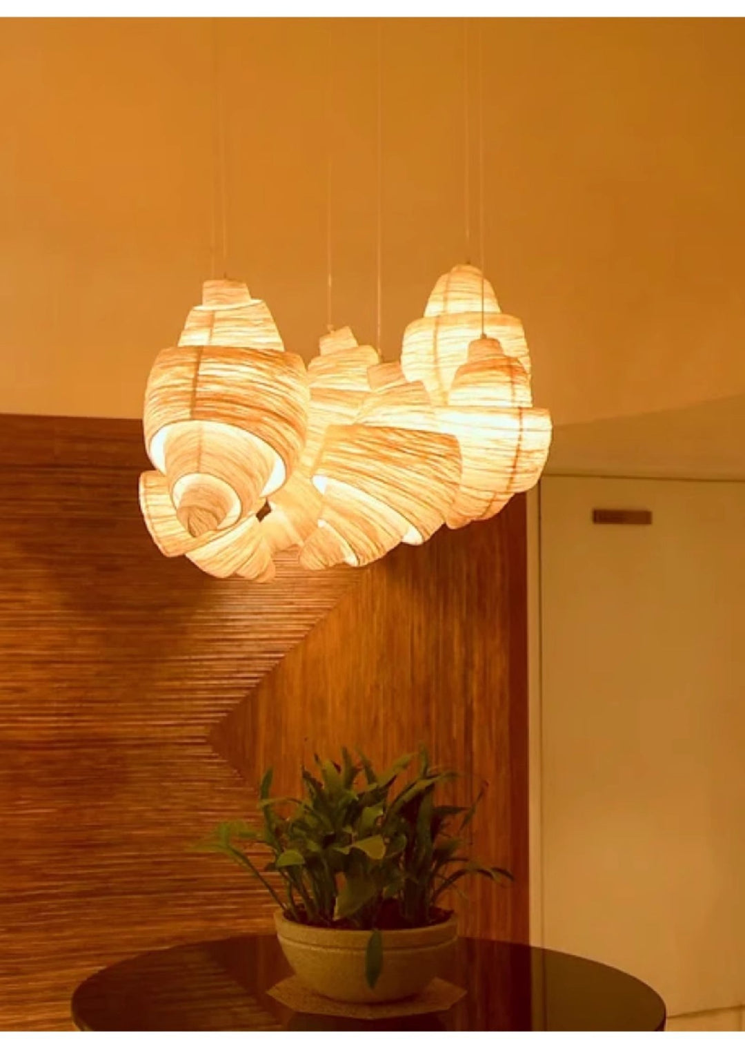 Croissant Fabric Pendant Light - Vakkerlight