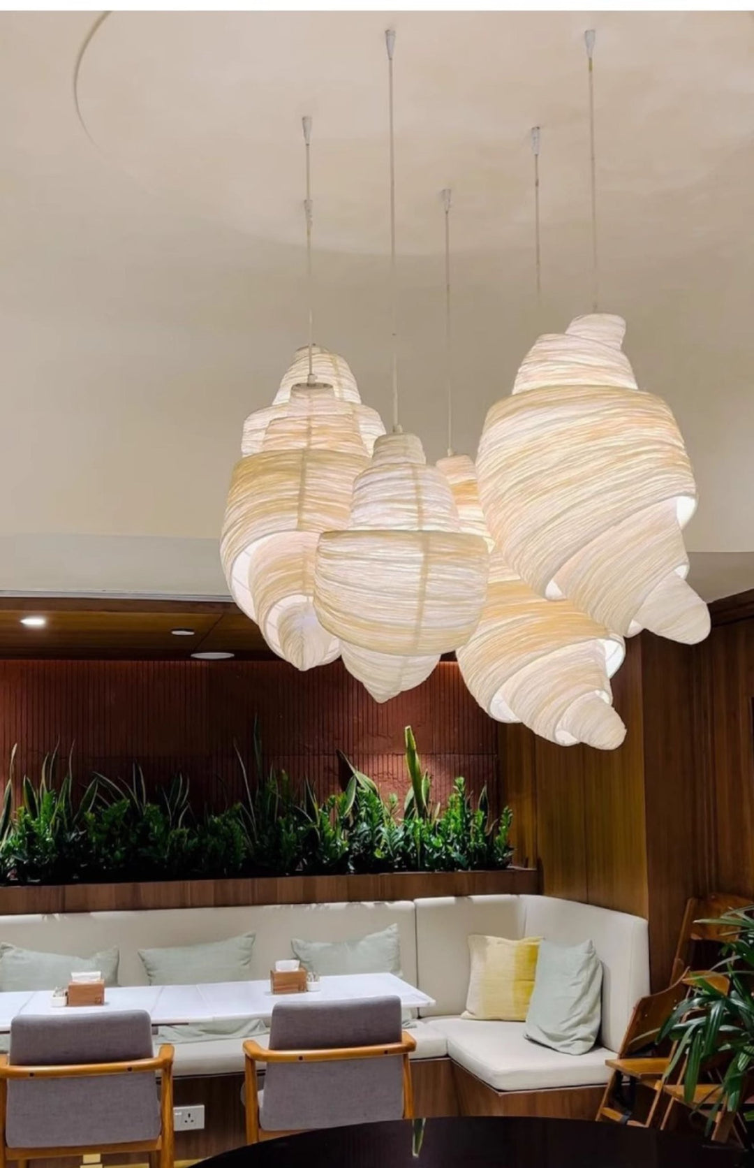 Croissant Fabric Pendant Light - Vakkerlight