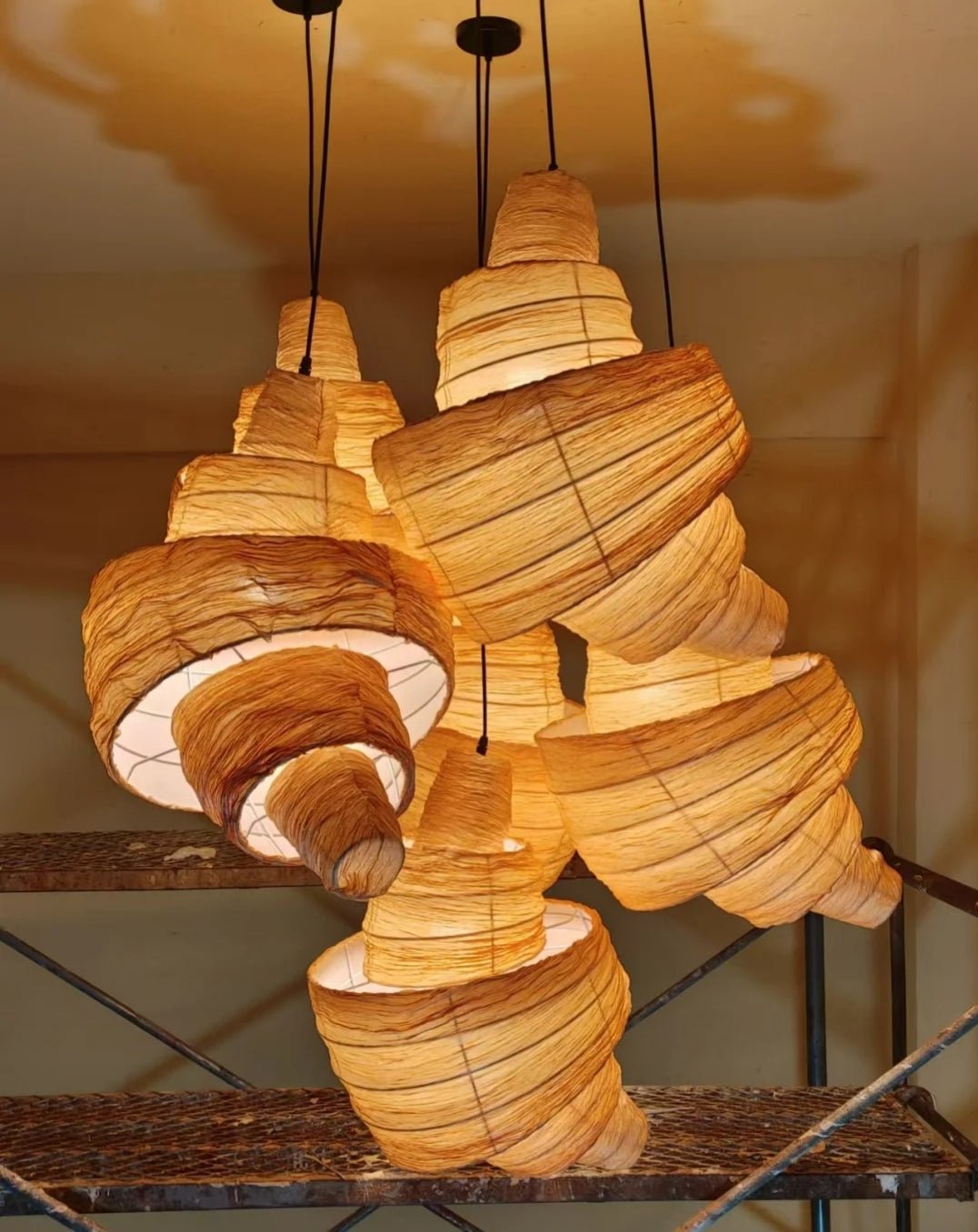 Croissant Fabric Pendant Light - Vakkerlight